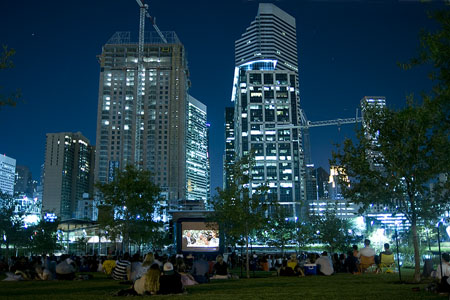 Movie Night At Discovery Green
